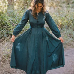 The Persephone Dress | Indigo