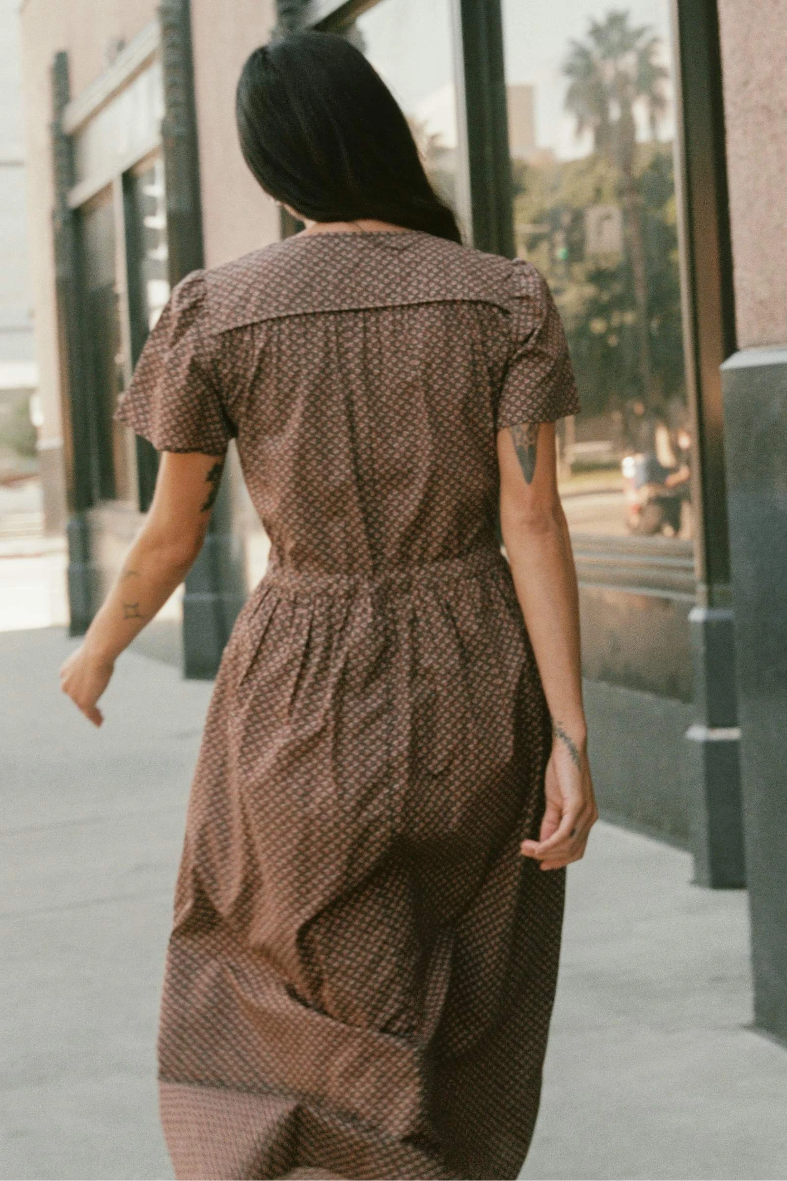 The Dawn Dress | Geo Ditsy Hickory 8 The Dawn Dress | Geo Ditsy Hickory - Image 6