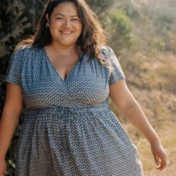 The Dawn Dress Extended | Aster Indigo -Amour Vert shop Dawn fb feed 1 efd1aa62 765c 4e1d b9d6 b9e7ac318f47