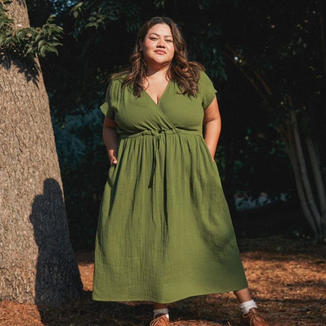 The Dawn Dress Extended | Forest Gauze 7 The Dawn Dress Extended | Forest Gauze - Image 5