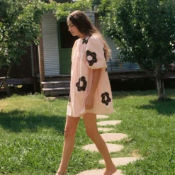 The Bella Dress | Blush Patchwork 10 The Bella Dress | Blush Patchwork -Amour Vert shop Dawn1 10