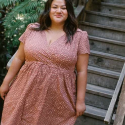 The Dawn Dress Extended | Rooibos Harvest -Amour Vert shop Dawn1 1 81981993 3986 46fd 998f 3b4088668c55