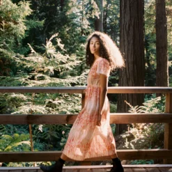 The Dawn Dress | Sunset Gladiola -Amour Vert shop Dawn1 3 4d0d9132 88e0 44da 9e52 dc6c581e1fe7