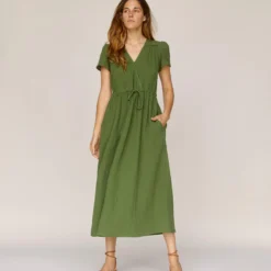 The Dawn Dress | Forest Gauze -Amour Vert shop Dawn1 c62fa9ae 32d5 4b49 8fab 628bc290a95b