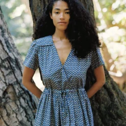 The Dawn Dress | Aster Indigo -Amour Vert shop Dawn2 2