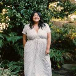 The Dawn Dress Extended | Blue Sea Spray -Amour Vert shop Dawn2 2 a171fcfd 3de7 4fcc 90e0 1a9cdf76b7f8