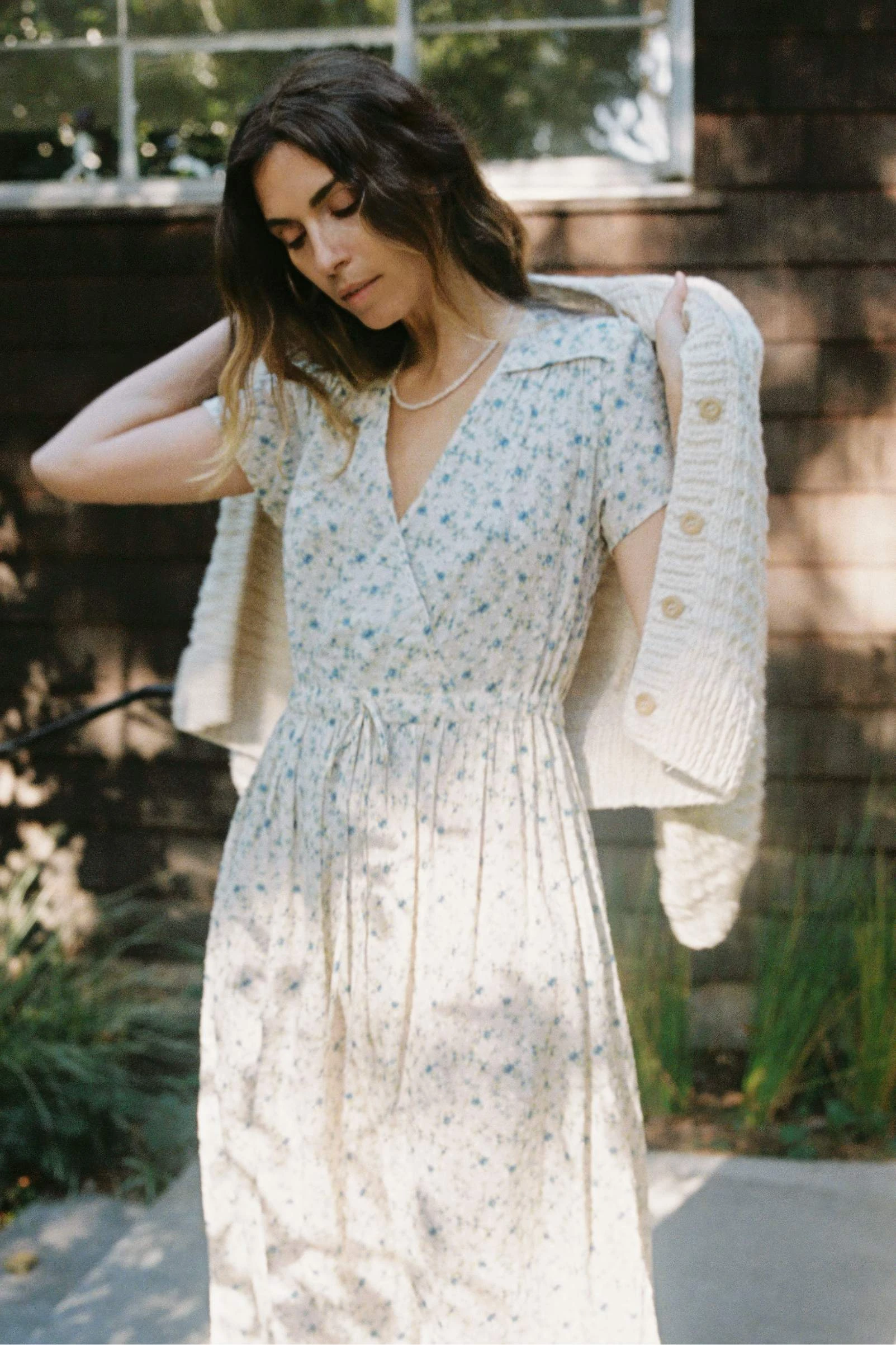 The Dawn Dress Petites | Blue Sea Spray 5 The Dawn Dress Petites | Blue Sea Spray - Image 3