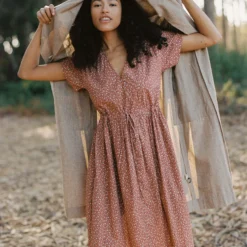 The Dawn Dress | Rooibos Harvest -Amour Vert shop Dawn3 2 517b9ba8 4cb5 481b bba5 501d0f7a7255