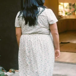 The Dawn Dress Extended | Blue Sea Spray -Amour Vert shop Dawn3 2 53223d78 13bd 4552 9172 8e8b51d17664