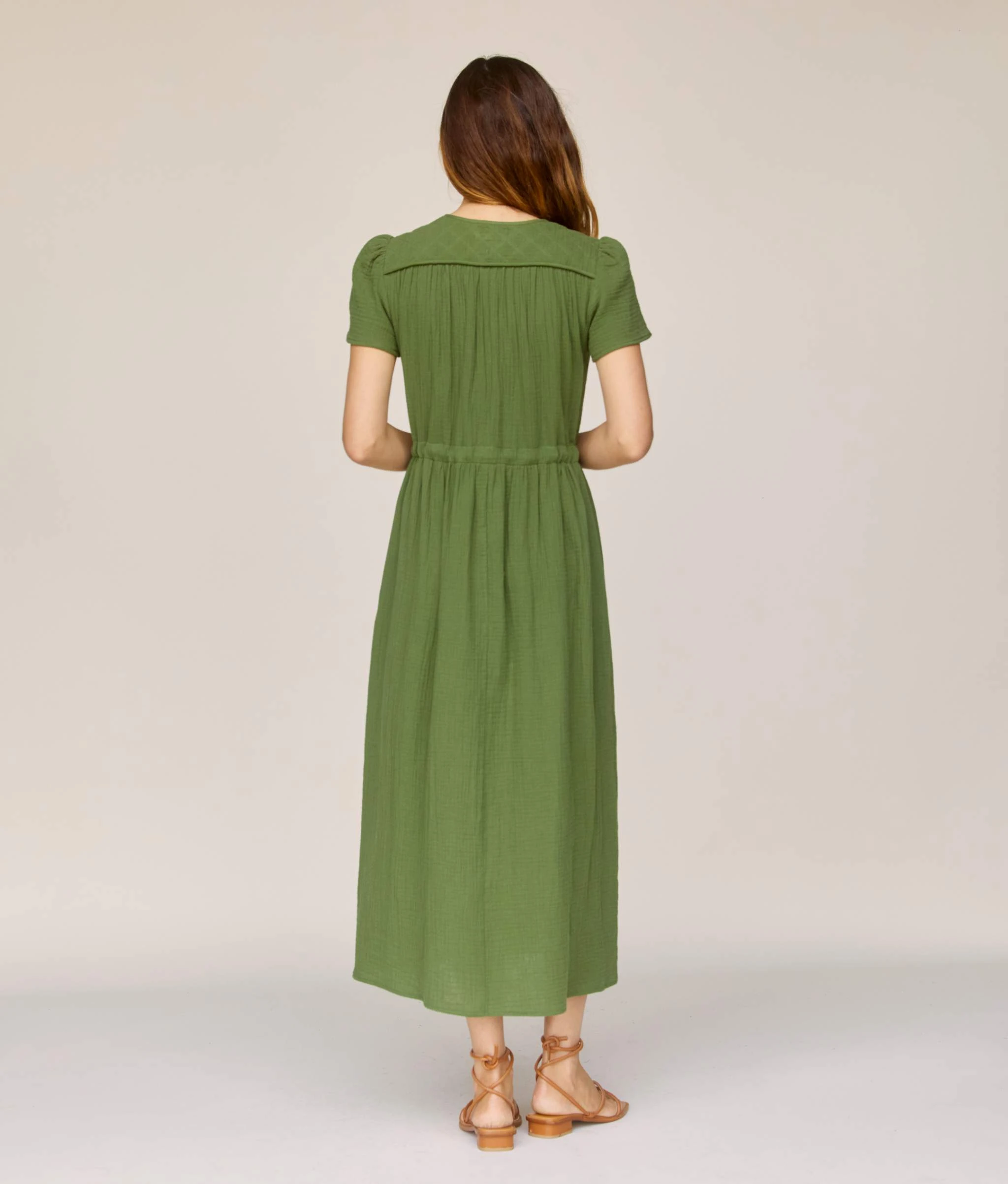 The Dawn Dress Petites | Forest Gauze 5 The Dawn Dress Petites | Forest Gauze - Image 3