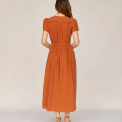 The Dawn Dress | Rust Gauze 13 The Dawn Dress | Rust Gauze -Amour Vert shop Dawn3 63b69026 a45c 4221 a22a ae8bd631326d
