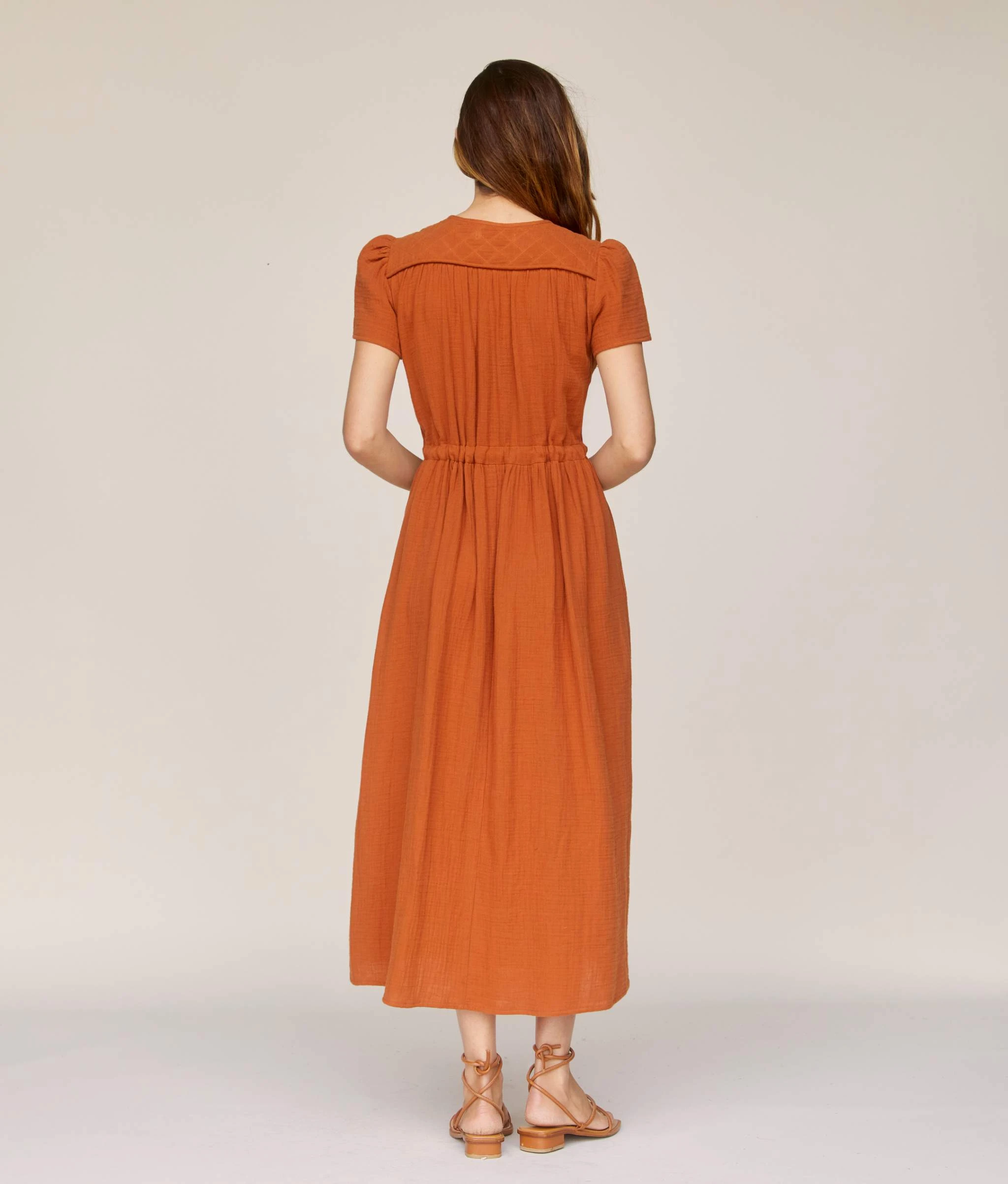 The Dawn Dress | Rust Gauze 7 The Dawn Dress | Rust Gauze - Image 5