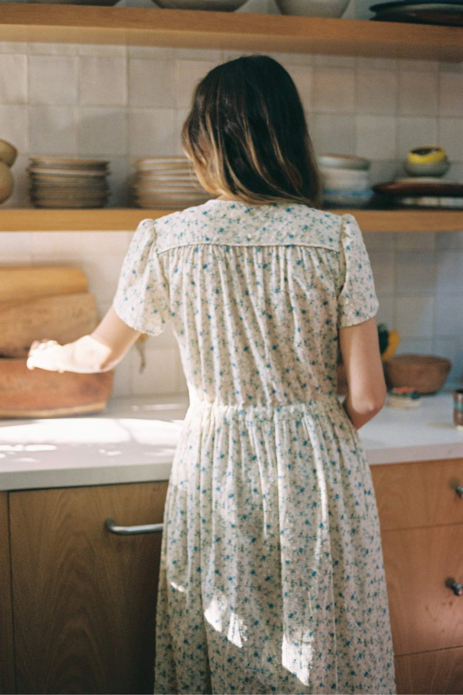 The Dawn Dress Petites | Blue Sea Spray 10 The Dawn Dress Petites | Blue Sea Spray - Image 8