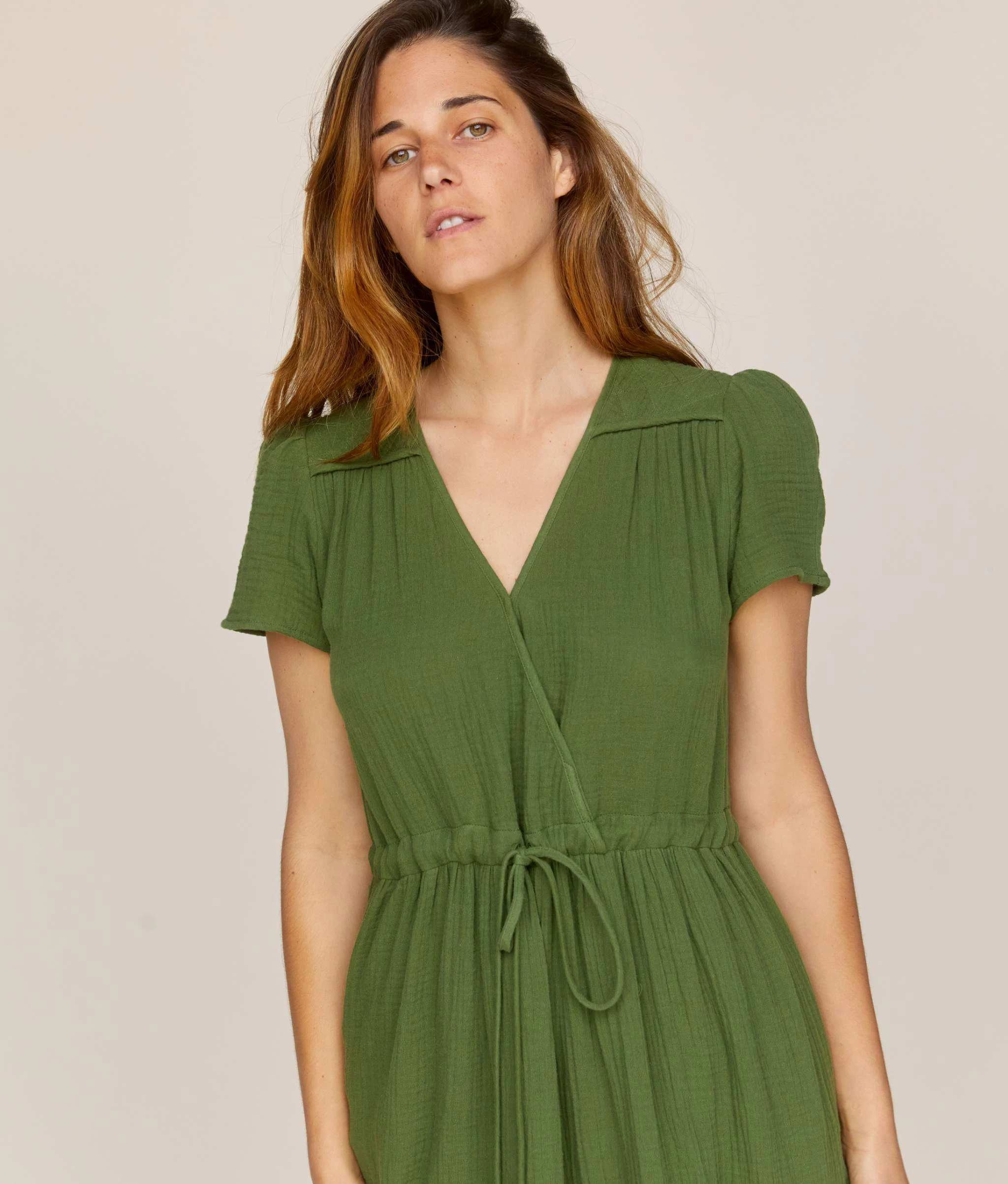 The Dawn Dress Petites | Forest Gauze 6 The Dawn Dress Petites | Forest Gauze - Image 4