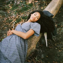 The Dawn Dress Petites | Aster Indigo -Amour Vert shop Dawn5 2 26bee019 14b7 49d9 8027 21961f4610c6