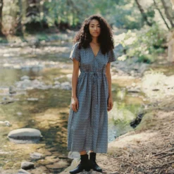 The Dawn Dress | Aster Indigo -Amour Vert shop Dawn 2
