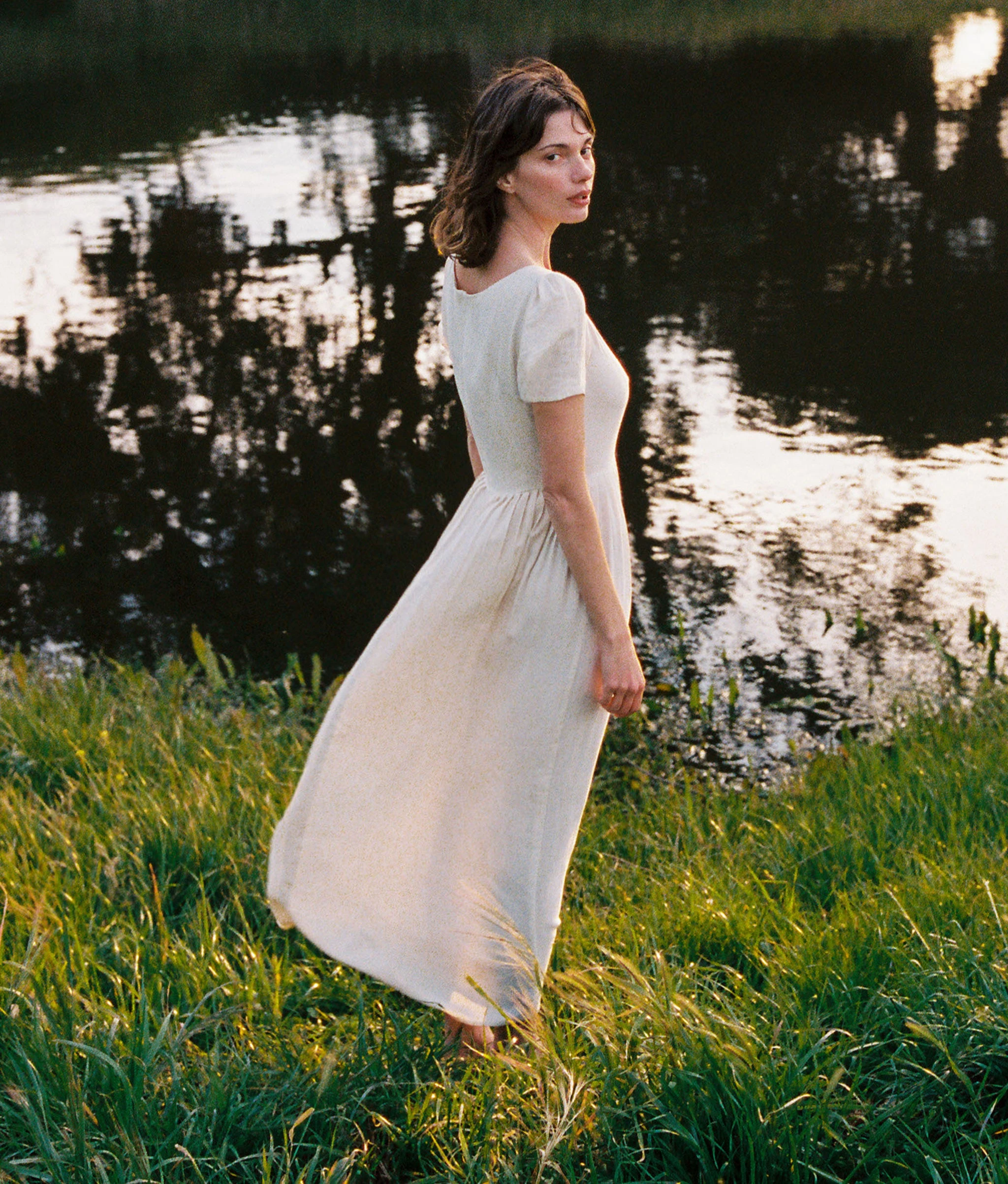 The Scarlet Dress Petites | Eggshell 6 The Scarlet Dress Petites | Eggshell - Image 4