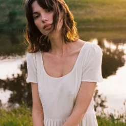 The Scarlet Dress Petites | Eggshell 11 The Scarlet Dress Petites | Eggshell -Amour Vert shop EggshellPetites2