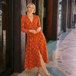 The Elsa Dress | Mums Ditsy Ruby -Amour Vert shop Elsa fb feed b3aa68aa 678d 485f bafa 1a3a994e7e3c