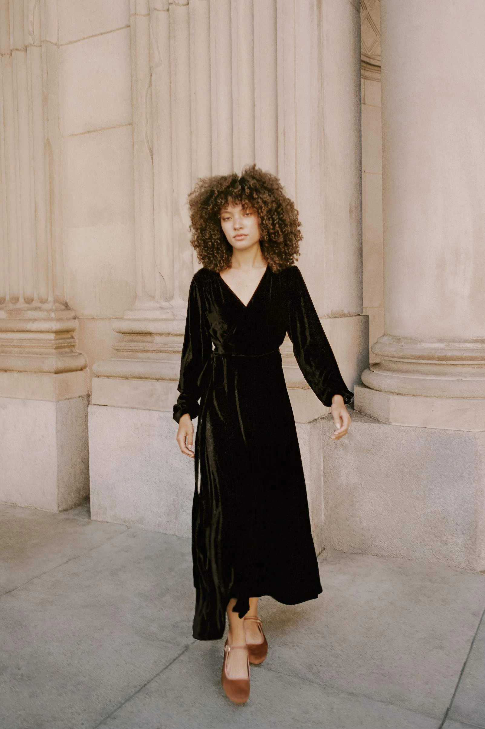 The Elsa Dress | Noir Velvet 7 The Elsa Dress | Noir Velvet - Image 5