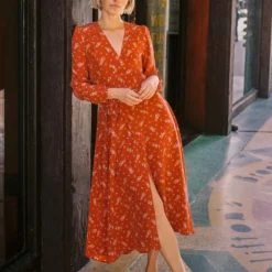 The Elsa Dress | Mums Ditsy Ruby