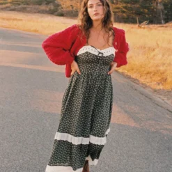 The Emma Dress | Night Strawberry