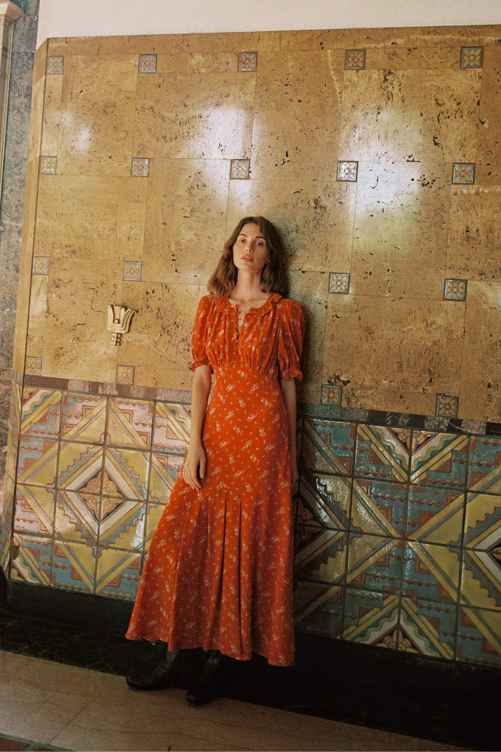 The Irene Dress | Mums Ditsy Ruby 7 The Irene Dress | Mums Ditsy Ruby - Image 5