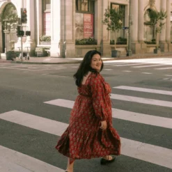 The Jennica Dress Extended | Sienna Sunflower -Amour Vert shop Jennica2 a3a30bdd 806c 4029 aebd 6f6130af1312