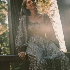 The Jennica Dress | Noir Harvest -Amour Vert shop Jennica4