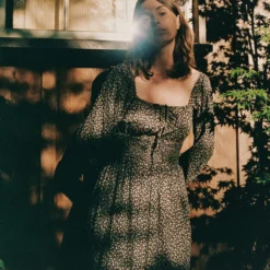 The Jennica Dress | Noir Harvest -Amour Vert shop Jennica5