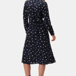 Joyce Washable Silk Dress - Pavo -Amour Vert shop Joyce Silk Pavo 3 scaled