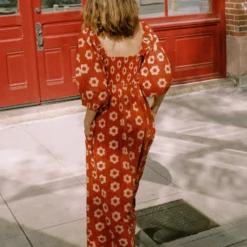 The Katrina Dress | Crimson Daisy -Amour Vert shop Katrina2 1 52327b86 f928 4e8a 8869 56c1739cf876