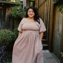 The Katrina Dress Extended | Winter Plaid