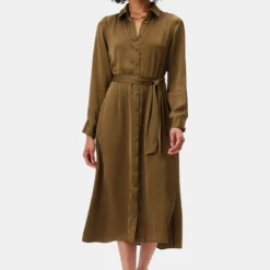 Joyce Dress - Bronzed Olive