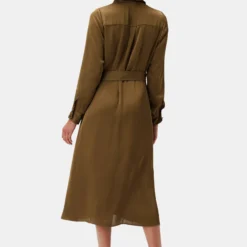 Joyce Dress - Bronzed Olive -Amour Vert shop LS Joyce Bronzed Olive 3 scaled