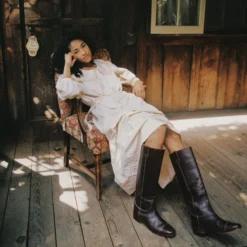 The Michelle Dress | Pomegranate -Amour Vert shop Michelle3 1