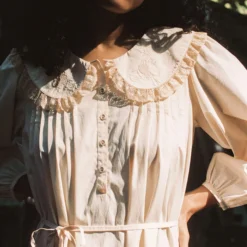 The Michelle Dress | Pomegranate -Amour Vert shop Michelle5