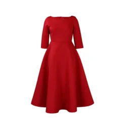 Fashion Solid Color Long Sleeve High Waist A-Line Dress Wholesale Dresses N5923080800075 -Amour Vert shop O1CN010Av1xK26UcfWNk1r2 4225457665 0 cib