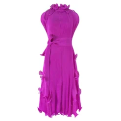 Design Sense Short Sleeve Ruffle Neck Pleated Hem Dress Wholesale Dresses N5923082300001 -Amour Vert shop O1CN010jIwFW2AYWKTaGdkM 2201313838215 0 cib 1