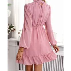 Commuting Solid Color Half Turtleneck Long-Sleeved Dress Wholesale Dresses N4623071700098 -Amour Vert shop O1CN01Tt2cyj1ND4oeNp5Lj 2425141535 0 cib