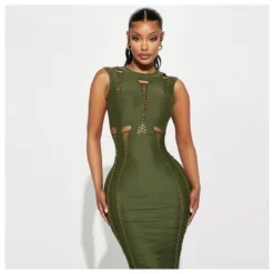 Sexy Solid Color Hollow High Waist Package Hip Pencil Dress Wholesale Dresses V5923050500018 -Amour Vert shop O1CN01jHxNan1v2ilnOyme3 2274756115 0 cib