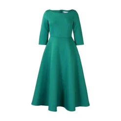 Fashion Solid Color Long Sleeve High Waist A-Line Dress Wholesale Dresses N5923080800075 -Amour Vert shop O1CN01n2YINi26UcfTwbjke 4225457665 0 cib