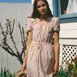 The Dawn Dress | Oat Straw Cream