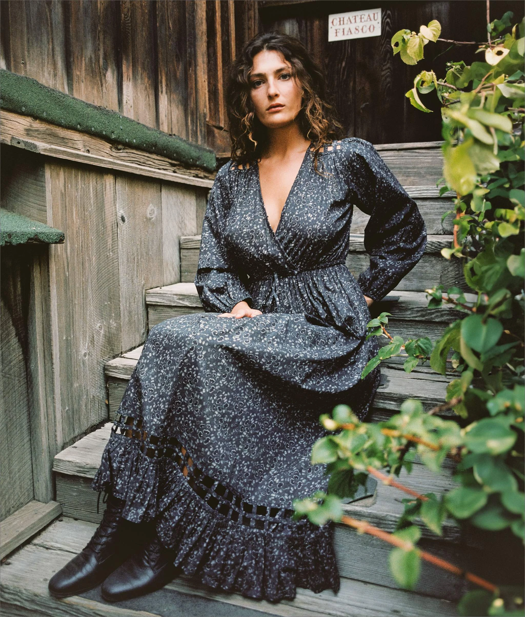 The Sarah Dress | Ginkgo Black 4 The Sarah Dress | Ginkgo Black - Image 2