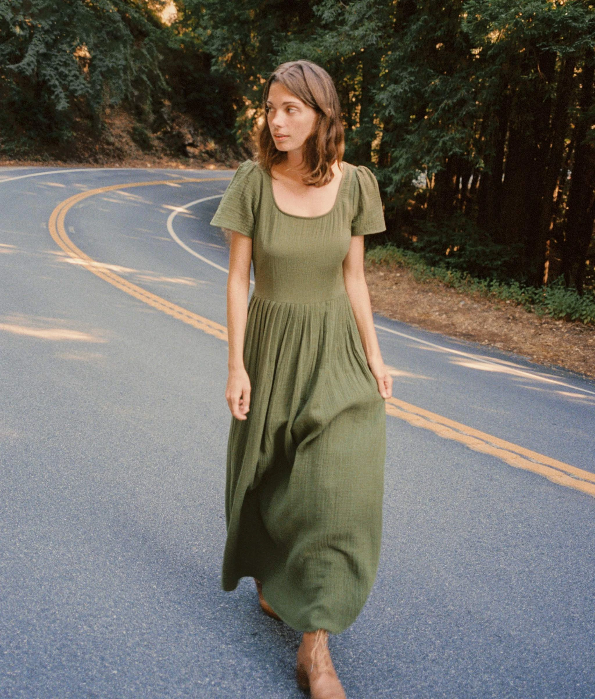 The Scarlet Dress | Forest Gauze 4 The Scarlet Dress | Forest Gauze - Image 2