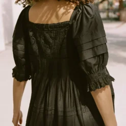 The Shaina Dress | Onyx -Amour Vert shop Shaina3 9a93dc12 6cbf 480a b729 5dfbd5f75200