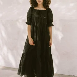 The Shaina Dress | Onyx