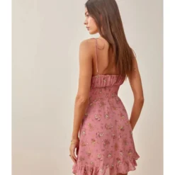 Floral Print Resort Style Sundresses V-Neck Chiffon Backless Lace-Up Ruffled Dress Chic Wholesale Dresses SDN580382 -Amour Vert shop a3eaf754 bd0c 4f9c a6ff 2c84859558ca 498ada43a02e67087eb64d1b23317b50