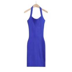 Sexy Tie-Rope Side Slit Solid Color Halterneck Knitted Midi Dress Bodycon Wholesale Dresses SD204428 -Amour Vert shop aa60747c ab45 491d bf2e 3949b5619397 72171e9a63249d12d398332cbb18d112