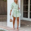 Fashion Stripe Lace-Up Shirt Dress Casual Long Sleeve A-Line Wholesale Dresses SDN560654 -Amour Vert shop adda3541 ad57 46d1 a849 75bf8162461d 443409edd7db5bcb13489c949987dc19